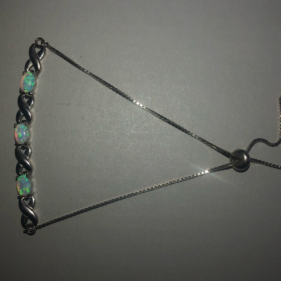Opalite Sterling Silver Bracelet - Picture 2 of 3